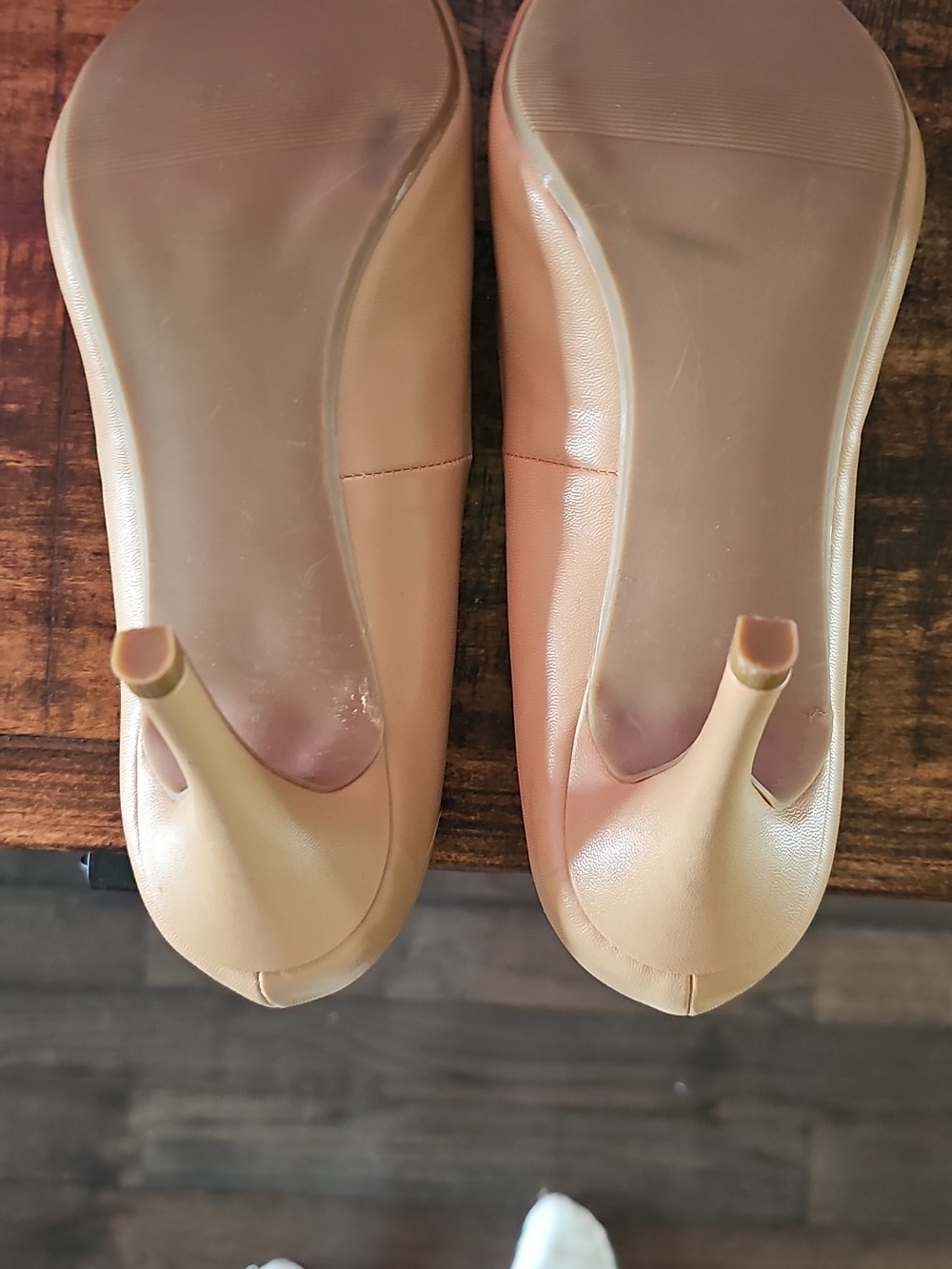 NWOT Rampage Women's Beige Pointed-Toe Stiletto Pumps SIZE 9 - Picture 4 of 5